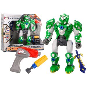 Robot Verde cu Șurubelniță și Burghiu, Efecte Sonore și Luminoase 145724888 - Jocuri de constructie - Lego