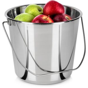 Rozsdamentes acél élelmiszeres vödör 8 l 145729597 - Vödör