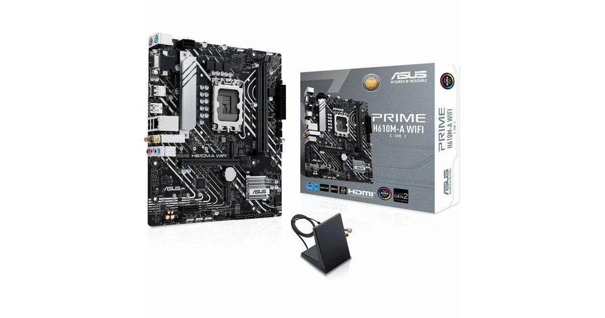 Carte mère ASUS PRIME H610M-K micro ATX Socket LGA1700 Chipset Intel