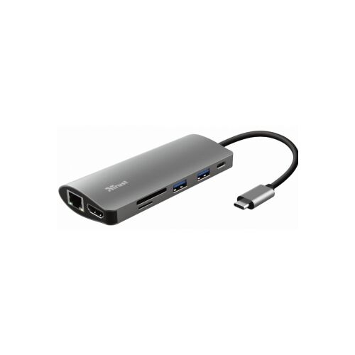 Trust Dalyx 7 az 1-ben USB-C ezüst dokkoló 145729976
