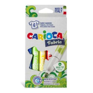 Carioca - Fabric filctoll 6 db-os 145899929 - Textilmarker