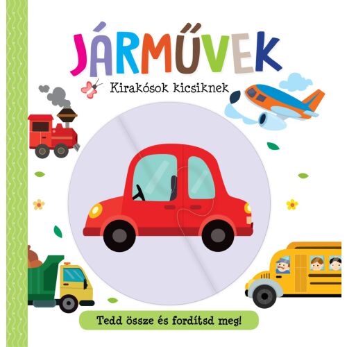 Puzzle- könyv kicsiknek - Járművek 145731768