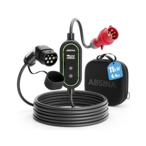 Absina 11kW, 16A, 3 fázisú elektromos autó mobil falitöltő