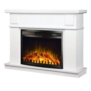 Elektromos kandalló Marina Maxi White & Zakinthos, Art Flame, 900x1165x300 mm, 1500 W, 2 Eichenstufen, 5 Eichenstufen, čas 145735648 - Kominek elektryczny, Osuszacz powietrza, Grzejnik termiczny, Elektryczny panel grzewczy i Kominek opalany drewnem