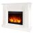 Elektromos kandalló Verona Mini White & Lorance Color, Art Flame, 960x1130x300 mm, 1500W, 3 lángszín, 2 fűtési fokozat, 5 lángintenzitási fokozat 145735610