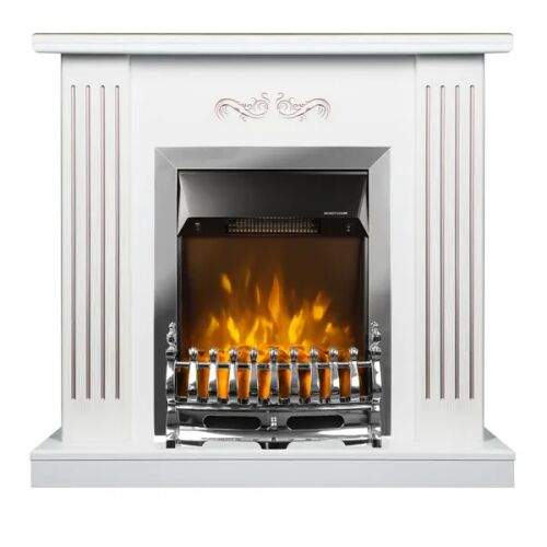 Elektromos Kandalló Smile Fehér ist Galileo Silver, Art Flame, 905x940x265 mm, 2000 W, Thermosztát, 5 Gátátú Lángintenzítás, Timezító 145735618