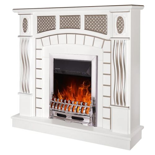 Elektrischer Amsterdam-Kandidat mit Galileo-Silber, Art Flame, 1120 x 1150 x 300 mm, 2000 W, Thermik, 5 Intensitätsstufen, Länge 145735687