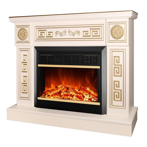 Latifa & Mars Elektromos Kandalló, Art Flame, 870x1100x300 mm, 1500W, 2 fűtési fokozat, 5 lángerősségi szint, Időzítő