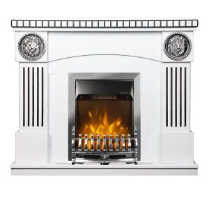 Semineu Electric Prometeu & Galileo Silver 145735688 - Șeminee electrice, Dezumidificatoare, Radiatoare electrice, Panouri radiante și Șeminee pe lemne