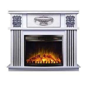 Elektromos kandalló Roma Mini White & Zakinthos, Art Flame, 974 x 1200 x 318 mm, 1500 W, 2 Eichenstufen, 5 Eichenstufen, Timer 145735749 - Kominek elektryczny, Osuszacz powietrza, Grzejnik termiczny, Elektryczny panel grzewczy i Kominek opalany drewnem