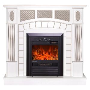 Amsterdam elektronik kandalló White & Cristina, Art Flame, 1120x1150x300 mm, 2000 W, 2 Eichenstufen, 5 Eichenstufen, čas 145735826 - Kominek elektryczny, Osuszacz powietrza, Grzejnik termiczny, Elektryczny panel grzewczy i Kominek opalany drewnem