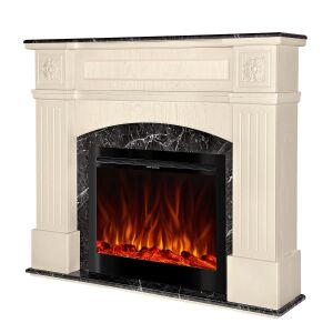 Josefina & Colorado Elektronik-Leuchte, Art Flame, 1200 x 1400 x 300 mm, 1500 W, 3 Längen, 5 Längen, rot und kristallklar 145735937 - Elektrische Kamine, Luftentfeuchter, Heizstrahler, Elektrische Heizkörper und Holzkamine