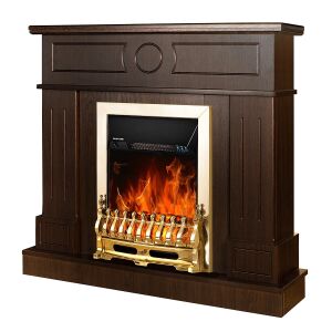 Ambasador elektronik kandalló Wenge & Galileo Gold, Art Flame, 1000x1048x300 mm, 2000 W, Termosztát, 5 poziomów, Timer 145735959 - Камина и печка