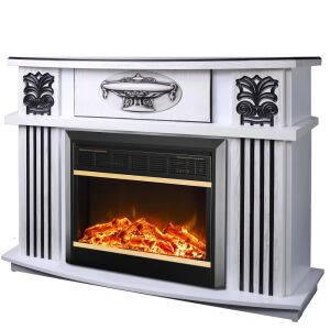 Semineu Electric Roma Mini White & Mars 145735958 - Șeminee electrice, Dezumidificatoare, Radiatoare electrice, Panouri radiante și Șeminee pe lemne