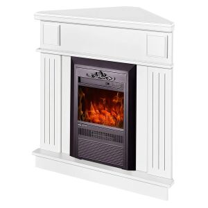 Marina elektronik kandalló Colt White & Cristina, Art Flame, 1000x1000x500 mm, 2000 W, 2 stupne ohrevu, 5 stupňov ohrevu, časovač 145736021 - Elektrické krby, Pohlcovače vlhkosti, Ohrievače, Elektrické vykurovacie panely a Krby na drevo