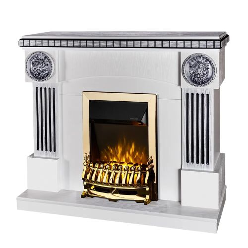 Elektromos kandalló Prometheus & Galileo Gold, 1050x1200x330 mm, 2000 W, Termosztát, 5 fokozatú lángintenzitás, Időzítő 145736032