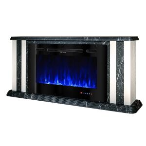 Tatler & Adeli elektronik kandalló, Art Flame, 700x1500x270 mm, 1500 W, 3 lángyzín, 5 lángintenzítási gátátó, Rönkök a kryštály 145736196 - Elektrické krby, Pohlcovače vlhkosti, Ohrievače, Elektrické vykurovacie panely a Krby na drevo