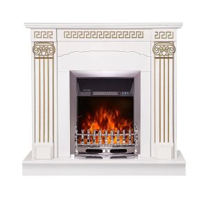 Calisto & Galileo Ezüst Elektromos Kandaló, Art Flame, 1020x1100x300 mm, 2000W, Termosztát, 5 lángarászáci szint, Időzítő 145736368 - Камина и печка