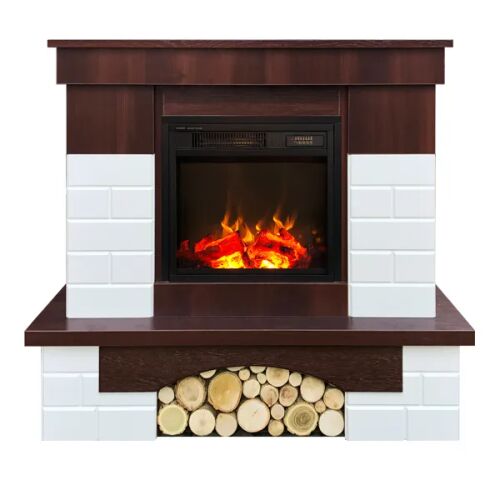 Leon & Dionis elektromos kandalló, Art Flame, 958x1096x280 mm, 1500 W, 2 fűtési fokozat, 5 fokozatú lángintenzitás, időzítő