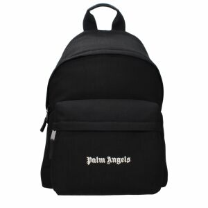 Palm Angels Black Fabric Backpack