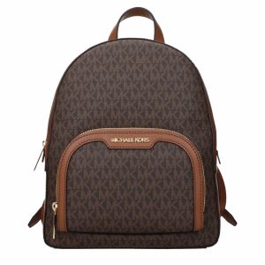 Michael Kors Brown Fabric Backpack