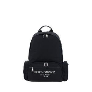 Dolce & Gabbana Black Nylon Backpack