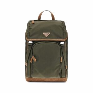 Prada Green Recycled Polyamide Backpack