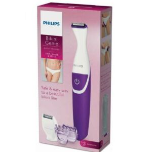 Női trimmer, Philips 3/5 mm, Száraz/nedves használat, Fehér/Lila 145738536 - Testszőrnyíró