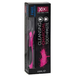 Fogszuvasztó szett szénnel, 100ml és Fogkefe, XOC 145739843 - Fogkrém