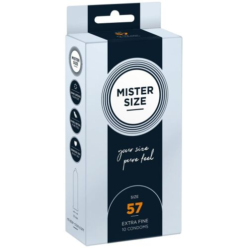 MISTER SIZE 57 mm 10 db-os óvszer 145740237 - Óvszer