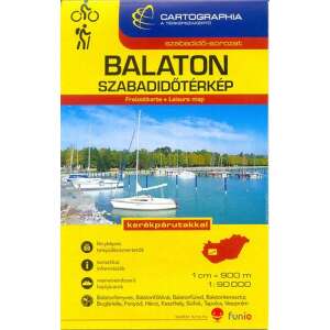 Balaton szabadidőtérkép 1:90 000 - Kerékpárutakkal 45496772 