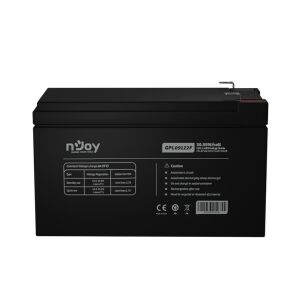 NJOY Szünetmentes akkumulátor - GPL09122F (12V/9Ah, Long-life, T2/F2, zárt, gondozás mentes, AGM) 145748899 - NJoy