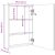 fényes fekete LED-es tükrös fürdőszobaszekrény 50 x 13 x 70 cm 145758813