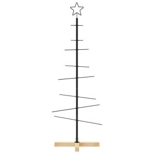 fekete fém karácsonyfa alap dekorációhoz 120 cm 145767223 - Szezonális dekoráció