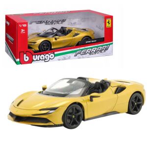 Bburago 1/18 Ferrari SF90 Spider modellautó – prémium fém sportautó makett gyűjtőknek 145768081 - Modell, makett
