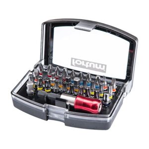 Fortum BIT KÉSZLET, 32DB, 1/4", 1DB MÁGNESES BITTARTÓ, 1 DB ADAPTER 4743500