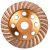 Extol Industrial GYÉMÁNTCSISZOLÓ KORONG, 115MM×22,2MM, TURBO/LAMELLÁS JELLEGŰ 8703101 145774090