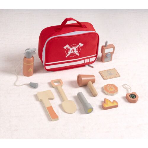 Tooky Toy Fából Tűzoltó készlet 10db-os 145775657