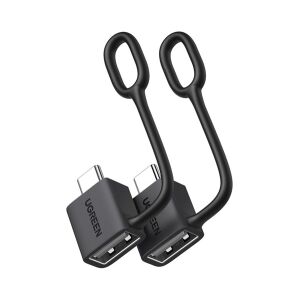 UGREEN adapter 2db Type-C - USB aljzat, adatátvitel és töltés, FEKETE 145813686 - Ugreen