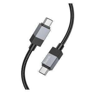 HOCO U110 adatkábel Type-C - Type-C, 100cm, FEKETE 145813704 - Hoco