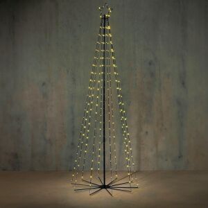 Karácsonyi led fényfüzér Díszkarácsonyi Fa 180 Led Meleg Fehér 185Cm Luca 145814599 - Edelman