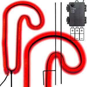 Neon Karácsonyi Gyertya 79 Led-Es Elemmel Működő 12,5X93,5Cm Luca 145814735 - Edelman