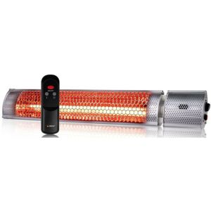 Halogén Infravörös Kerti Fűtő, Fali, 2000 W, Alpina Távirányítóval