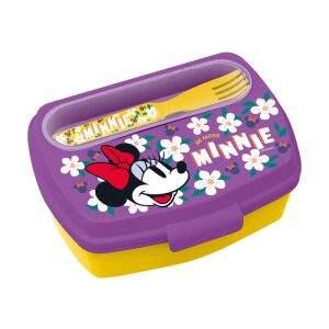 Műa.Minnie szendvicstartó, kanál+villa