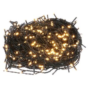 480 LED vianočný dekoratívny svetelný reťazec do exteriéru aj interiéru, s napájacím adaptérom, časovo riadený, s 8 typmi svetelných efektov, teplá biela, 36 m, IP44 145815328 - Svetelné reťaze