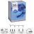 240 LED декоративна светлинна гирлянда за външна и вътрешна употреба, със захранващ адаптер, 6/18-часов таймер, 8 вида светлинни ефекти, синя,... 145815345