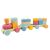 Trenuleț de construcție din lemn colorat, format din 15 piese, de la 18 luni 145815452