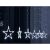 85 LED baterijska svjetlosna zavjesa Star Icicle za vanjsku i unutarnju upotrebu, hladno bijela, širine 120 x 33 cm, 8 načina osvjetljenja, IP44 145815603