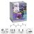 18 m vianočný svetelný reťazec s 240 LED diódami, vhodný do exteriéru aj interiéru, sieťové dáta, časovač 6/18 hodín, 8 typov svetelných efektov, farebné RGB, IP44 145815645
