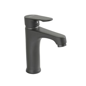 Leziter Colly GunGrey Waschtischarmatur, moderner Einhebel-Waschtischmischer - Leziter